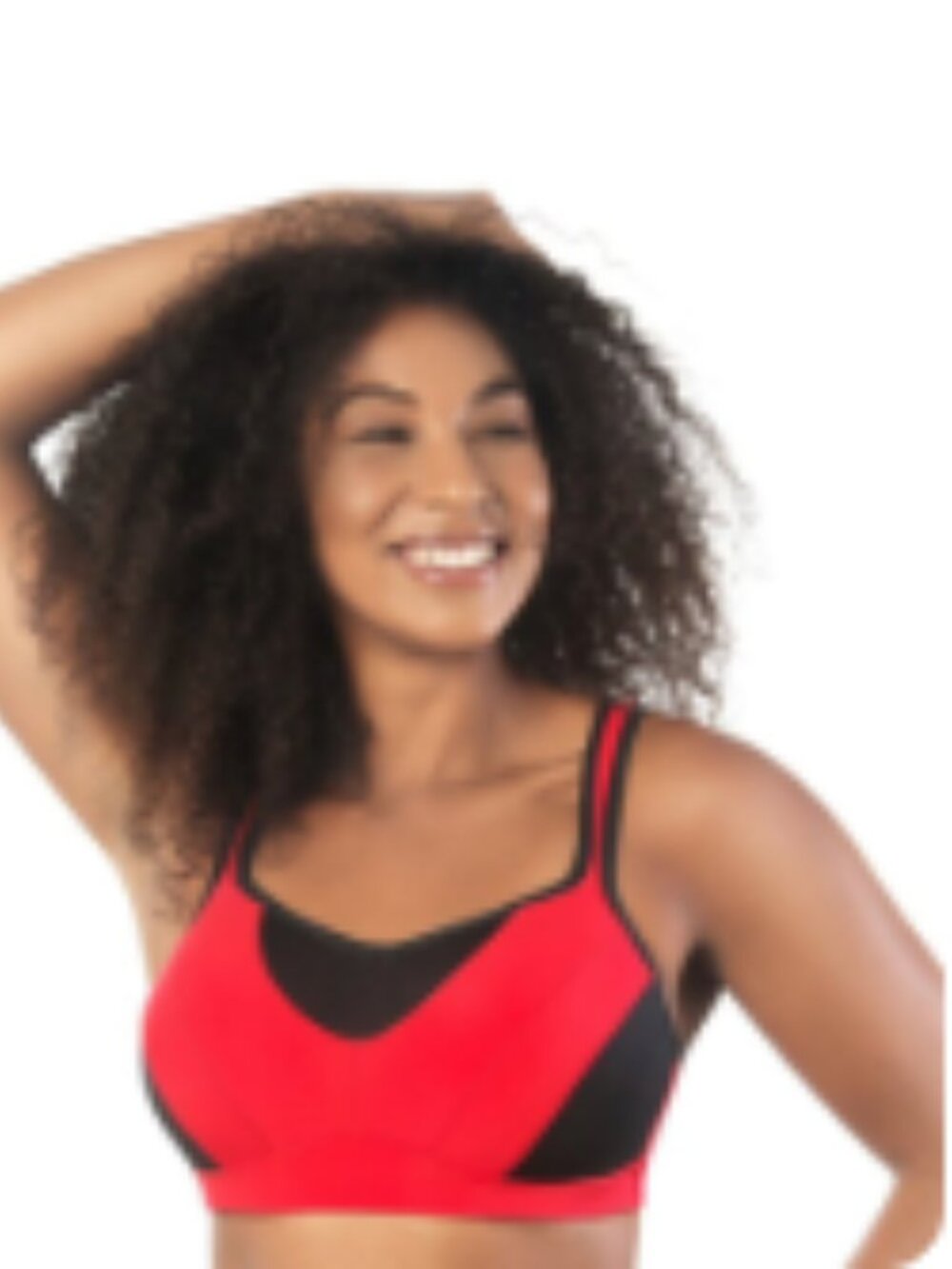 NWT Parfait Convertible Underwire Sports Bra, Red/Black - Size 32G